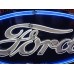New Ford with Wings Double-Sided Porcelain Neon Sign 16 FT W x 6 FT H
