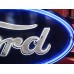 New Ford with Wings Double-Sided Porcelain Neon Sign 16 FT W x 6 FT H