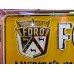 New Ford America's Favorite V8 Painted Billboard with Neon 8 FT W x 4 FT H