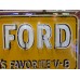 New "Ford America's Favorite V8" Painted Billboard with Neon 8 FT W x 4 FT H