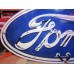 New Double-Sided Ford Oval Porcelain Neon Sign 48"W x 24"H
