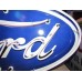 New Double-Sided Ford Oval Porcelain Neon Sign 48"W x 24"H