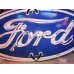 New Double-Sided Ford Oval Porcelain Neon Sign 48"W x 24"H