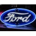 New Double-Sided Ford Oval Porcelain Neon Sign 48"W x 24"H