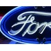 New Double-Sided Ford Oval Porcelain Neon Sign 48"W x 24"H