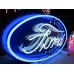 New Double-Sided Ford Oval Porcelain Neon Sign 48"W x 24"H