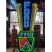 New Ford Jubilee Animated Porcelain Sign with neon 63 IN W  x 12 FT H 