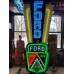 New Ford Jubilee Animated Porcelain Sign with neon 63 IN W  x 12 FT H 