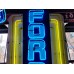 New Ford Jubilee Animated Porcelain Sign with neon 63 IN W  x 12 FT H 