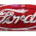 New Double-Sided Ford Tractor Porcelain Sign with Neon 6 FT W x 42 IN