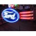 New Double-Sided Ford Oval with Wings Porcelain Neon Sign - 8 FT W x 36"H