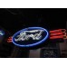 New Double-Sided Ford Oval with Wings Porcelain Neon Sign - 8 FT W x 36"H