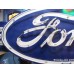 New Double-Sided Ford Oval with Wings Porcelain Neon Sign - 8 FT W x 36"H