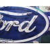 New Double-Sided Ford Oval with Wings Porcelain Neon Sign - 8 FT W x 36"H