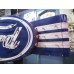 New Double-Sided Ford Oval with Wings Porcelain Neon Sign - 8 FT W x 36"H