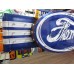 New Double-Sided Ford Oval with Wings Porcelain Neon Sign - 8 FT W x 36"H