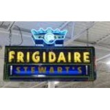 Original Double-sided Frigidaire Neon Sign w/Privacy Panel 72 IN W x 35 IN H 