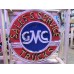 New GMC Sales & Service Trucks Porcelain Neon Sign 42" Diameter