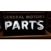 New "General Motors Parts" Porcelain Neon Sign - 34" x 48"H