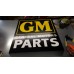 New GM PARTS Porcelain Neon Sign 33"W x 36"H