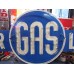 New "GAS FOR LESS" Animated Painted Neon Sign 12 Ft W x 4 Ft H