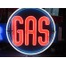 New "GAS FOR LESS" Animated Painted Neon Sign 12 Ft W x 4 Ft H