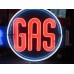 New GAS FOR LESS Animated Painted Neon Sign 12 Ft W x 4 Ft H
