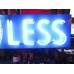 New "GAS FOR LESS" Animated Painted Neon Sign 12 Ft W x 4 Ft H