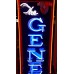 Original General Tires Porcelain Sign with Neon 18 IN W x 96 IN H 