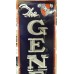 Original General Tires Porcelain Sign with Neon 18 IN W x 96 IN H 