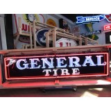 New General Tire Porcelain Neon Sign 8 Ft W x 24" H 