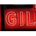 New Gilmore Gasoline Porcelain Neon Sign 6 FT W x 44 IN H