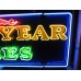 Original Goodyear Horizontal Porcelain Neon Sign 8 FT W x 34"H