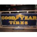 Original Goodyear Horizontal Porcelain Neon Sign 8 FT W x 34"H