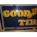 Original Goodyear Horizontal Porcelain Neon Sign 8 FT W x 34"H
