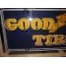 Original Goodyear Horizontal Porcelain Neon Sign 6 FT W x 24"H