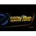 Original Goodyear Service Station Horizontal Porcelain Neon Sign 72"W x 24"H