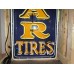 Original Goodyear Vertical Porcelain Sign with Neon 15"W x 96"H