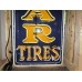 Original Goodyear Vertical Porcelain Sign with Neon 22"W x 96"H