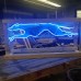 New Greyhound Porcelain Neon Sign with Animated Neon 65"W x 18"H 