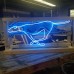 New Greyhound Porcelain Neon Sign with Animated Neon 65"W x 18"H 