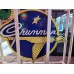 New Grumman Painted Neon Sign 60" Diameter