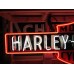 New Harley Davidson Double-Sided Porcelain Neon Sign 72"W x 24"H