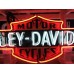 New Harley Davidson Double-Sided Porcelain Neon Sign 72"W x 24"H