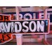 New Harley Davidson Double-Sided Porcelain Neon Sign 72"W x 24"H
