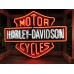 New Harley Davidson Painted Metal Neon Sign 48" x 24"