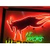 New Hafner's It Kicks Hi Octane Animated Painted Neon Sign 46"W x 33"H