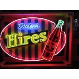 New Hires Root Beer Porcelain Neon Sign 56"W x 40"H