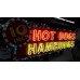 New "10 Inch Hotdogs / Hamburgs" Animated Painted Neon Sign 10 FT W x 42"H