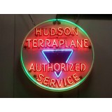 New Hudson Terraplane Porcelain Neon Sign - 42" Diameter